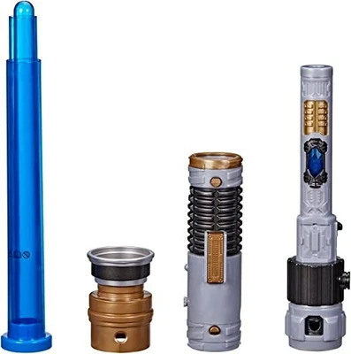 £22.99 • Buy Lightsaber Forge Obi-Wan Kenobi Electronic Extendable Blue Lightsaber Star Wars