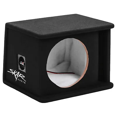 Skar Audio Single 10  Ported Subwoofer Enclosure - 1.25 Ft^3 @ 39 Hz | Sk1x10v • $72.24