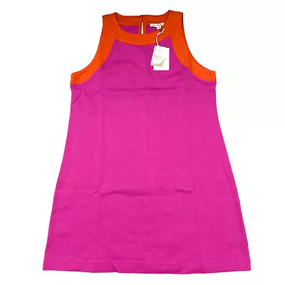 Free Assembly Womens Size L Wide Strap Mini Dress Fuchsia Fedora • $14.99