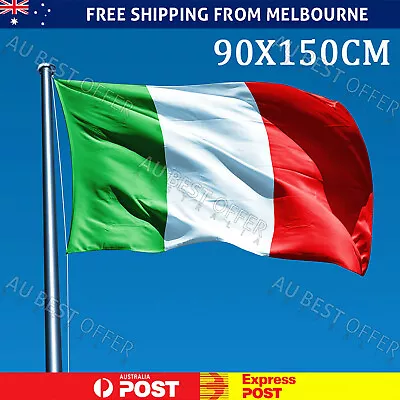 Italy Flag  Large Italia Italian Flag AU Stock Fast Shipping From Melbourne AU • $6.93