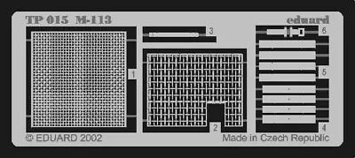 Eduard Models PE For 1/35 M113 APC (Armored Personnel Carrier) For Tamiya Kit • $5.46