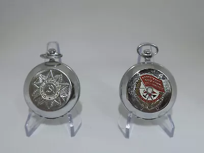 2 Molnija Manuel Pocket Watches Russian-CCCP 1941-1945 *Working* • $39.99