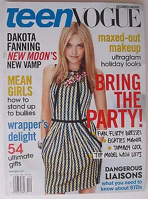 $6.70 • Buy DAKOTA FANNING December 2009 TEEN VOGUE Magazine 