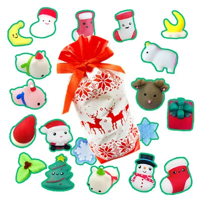 $19.78 • Buy 20pc Cute Mini Mochi Squeeze Toys Animal Squishies Kawaii Stretch Stress Squishy