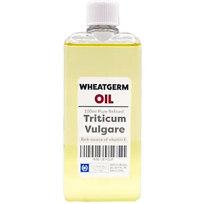 £5.99 • Buy 100ml  Vitamin E - Wheatgerm Oil - Pure & Refined Cold Pressed From Ourons