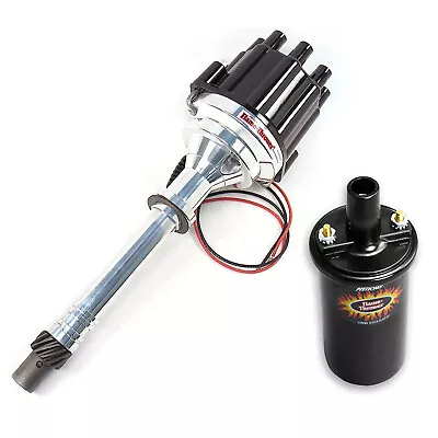 Pertronix Flame-Thrower Marine Distributor W/ Epoxy Ignition Coil For SBC BBC • $430.15