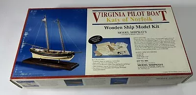 MODEL SHIPWAYS #*2001 Virginia Pilot Boat Katy Of Norfolk 1/4” Scale CZ-LR • $11.50