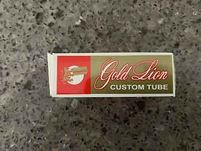 1 X GENALEX GOLD LION CUSTOM TUBES E88/CC/6922 BRAND NEW • £36