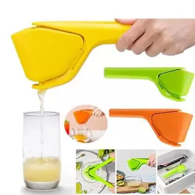 Portable Lemon Squeezer Clip Kitchen & Bar Orange Juicer Hand Press Tool • $17.88