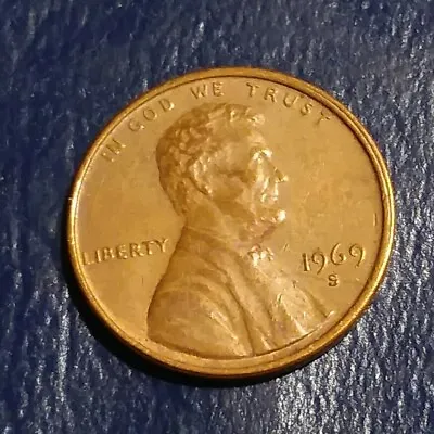 $200 • Buy 1969 S Lincoln Penny. Error Chin, Good Condition
