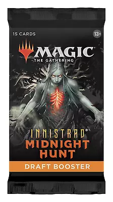 Magic The Gathering - Innistrad: Midnight Hunt - Draft Booster Pack • $3.99