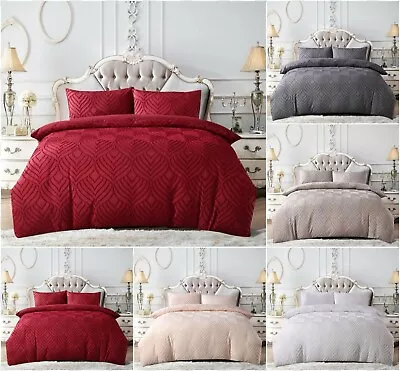 £26.04 • Buy 3 PCs Modern Bed Set Quilt Duvet Cover Comforter Bedding Set With Pillow Shams