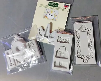 Katy Sue Silicone Moulds - Unicorn Hats Handbags And Frame • £15