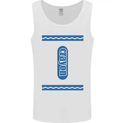 Crayon Fancy Dress Outfit Costume Funny Mens Vest Tank Top • £9.99