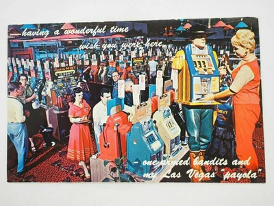 $4.50 • Buy The Mint Gambling Casino Las Vegas One Armed Bandit Postcard 3.5 X 5.5 