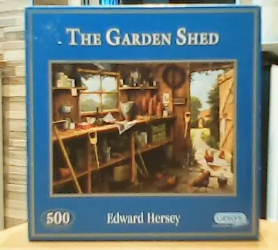 THE GARDEN SHED By Edward Hersey Jigsaw Puzzle (500 Piece) Gibsons • £4