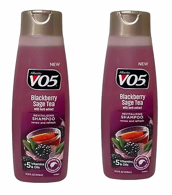 Alberto VO5 Blackberry Sage Tea With Herb Extract Shampoo  12.5 Oz Lot Of 2 • $16.99