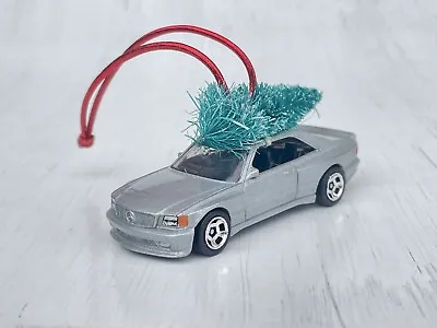 Custom Mercedes-Benz 560 SEC AMG Wide-Body Christmas Tree Ornament Diecast Car • $14.75