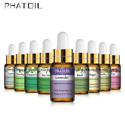$2.79 • Buy Essential Oils 5ml -  Pure And Natural -Therapeutic Grade Oil -- 37+ Options!