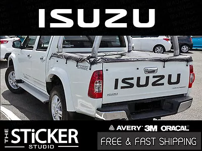 ISUZU Tailgate Decal Sticker 800 X 130 Mm With Premium Vinyl D-MAX  • $26.95