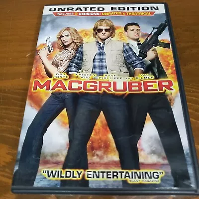 MacGruber (DVD 2010) Val Kilmer & Ryan Phillippe - MacGyver Parody Comedy  • $4.32