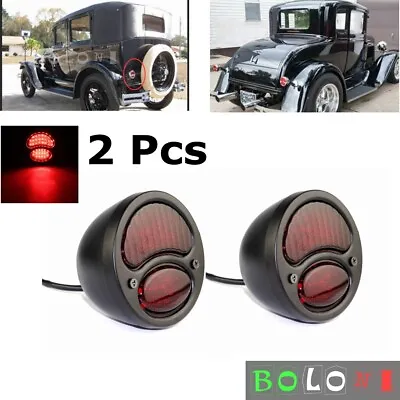 For 1928-1931 Ford Model A Rat Hot Rods Vintage Duolamp LED Brake Taillight 2Pcs • $50.99
