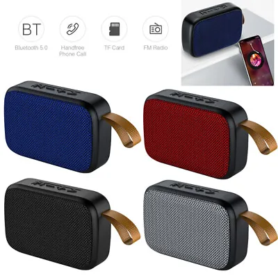 Wireless Mini Bluetooth Speaker Waterproof Outdoor Stereo Bass USB/TF/FM Radio • $7.49