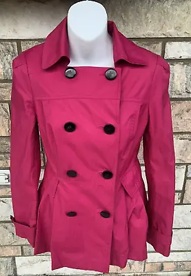 Miss Sixty M60 Hot Pink Pea Coat Womans  Size XS • $23