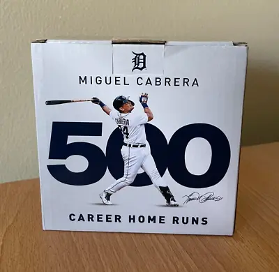 2022 Miguel Cabrera 500 HR Figurine Detroit Tigers SGA July 23  • $59.99
