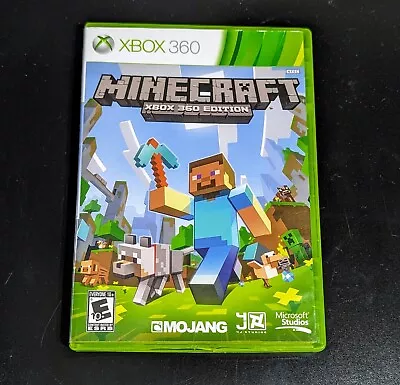 Minecraft Xbox 360 Edition (Microsoft  Xbox 360) Disc & Case Tested!!! • $15