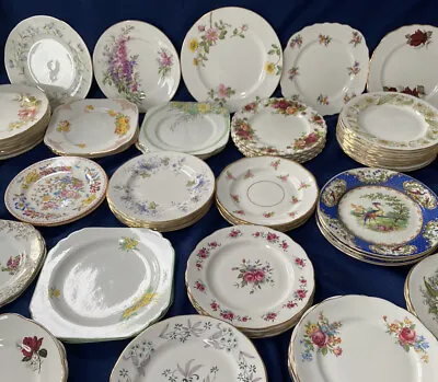 Choice Of Pretty Vintage Floral Side Plates From 99p  Weddings Cafes Tea Party • £1.99
