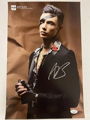 $55 • Buy Black Veil Brides Andy Biersack Signed Autographed Poster With Jsa Coa # Ss27808
