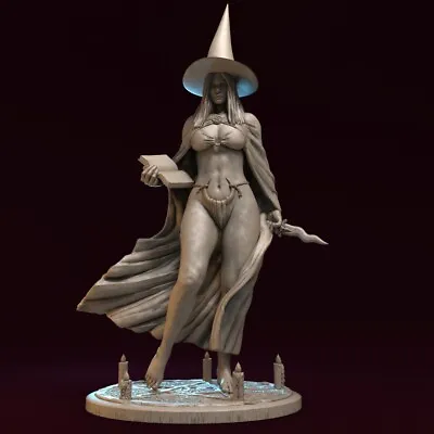 Valeesa The Witch Pinup Miniature For Tabletop By ClayDemon Miniatures • $7