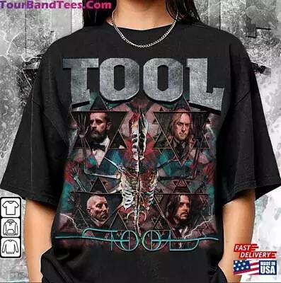 Tool Band In Concert 90S Vintage T-Shirt Music Black Cotton Unisex For Music Fan • $18.99