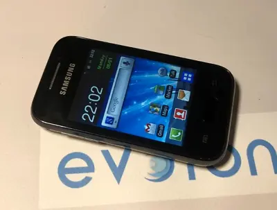 Samsung Galaxy Young GT-S5363 Black 02 & Tesco Networks Good Original • £12.95