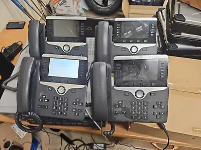 Lot Of 4 Cisco CP-8851-K9 5-Line VoIP Business Phone W/ Stand  • $65