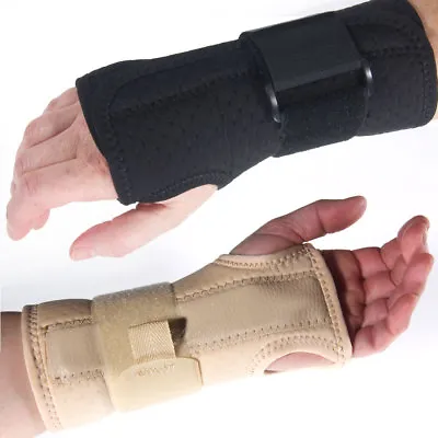 Easy Fit Wrist Brace Support Splint For Carpal Tunnel Tendonitis Sprains Relief • £6.99