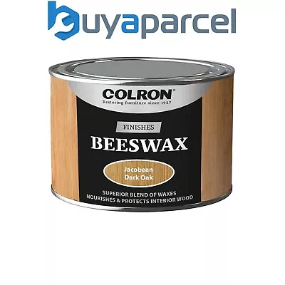 Ronseal 34548 Colron Refined Beeswax Paste Dark Oak 400g RSLCRPBWJDO4 • £18.63