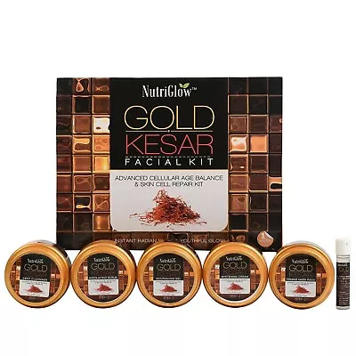 NutriGlow Gold Kesar Facial Kit For Glowing Skin For Women | 260 Gm | Free Ship • $23.90