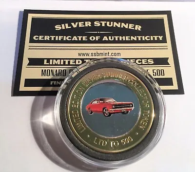 $20 • Buy NEW HK GTS Monaro Holden Colour Silver Stunner Coin With C.O.A. LTD 500