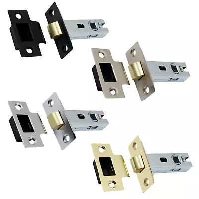 Tubular Latch Quality Mortice Door Catch 2SIZES Bolt Through Case Screw • £46.99