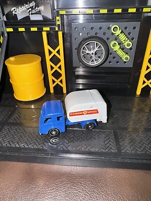 LESNEY MATCHBOX #15 DENNIS REFUSE TRUCK 1963 Silver Grill Near Mint. • $27