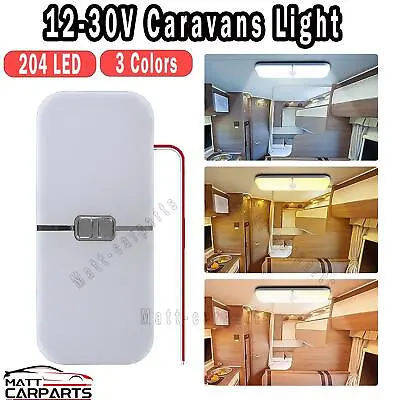 12V 204 LED Caravan RV Interior LED Ceiling Light Trailer Boat Camper Light • $25.99