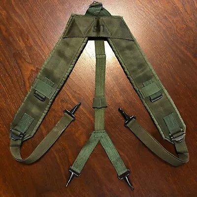 Late Vietnam 1975 US Army ALICE LC-1 Nylon Individual Equipment Suspenders CLEAN • $33