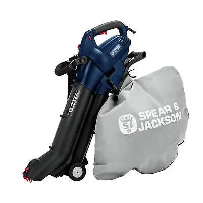 Spear And Jackson 3000w Electric Garden Blower & Vac - • £39.99