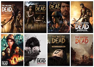 Telltale's The Walking Dead Posters Home Decor Wall Art Game Print A3 A4 5x7 • £3.29