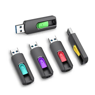Thumb Drive USB Flash Drive Memory Stick External Drive 5pcs 2GB USB 2.0 Mixed • $3.50