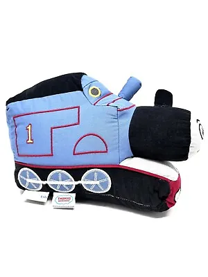 Pottery Barn Kids Thomas  And Friends The Train Shaped Pillow Blue Black Red • $34.88