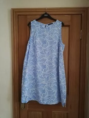 Size 20 M&S Linen Mix Dress New No Tags  • £15