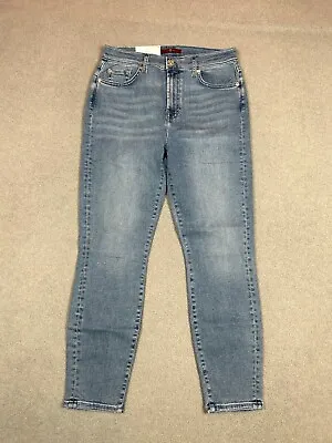 7 For All Mankind Jeans Womens 29x27 Blue The Ankle Gwenevere Skinny Slim NEW • $22.74